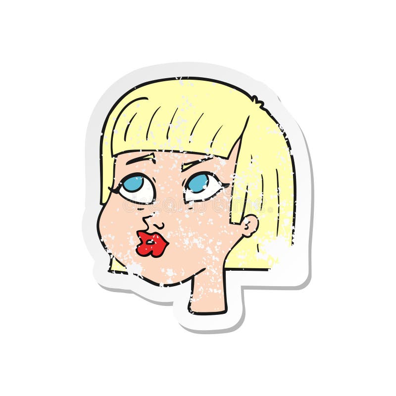 curious face clipart cartoon