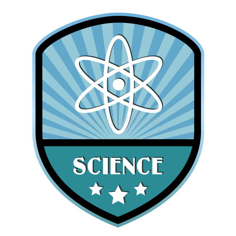 Retro etichetta di scienza royalty illustrazione gratis