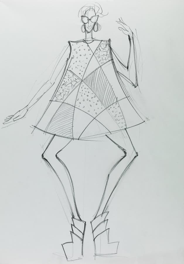 Clothing Drawing Designer Fashion - Gown Design Drawing, HD Png Download -  vhv-saigonsouth.com.vn
