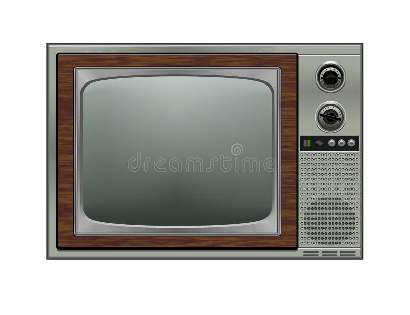 Retro- Fernsehen, Illustration lizenzfreie abbildung Retro- Fernsehen, Illustration lizenzfreie abbildung
