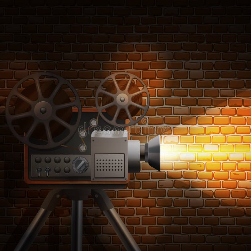 Retro Film Background royalty free illustration
