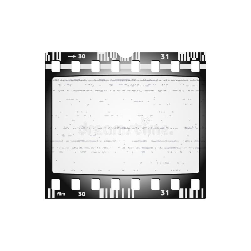 Retro film frame background with space for text stock illustration