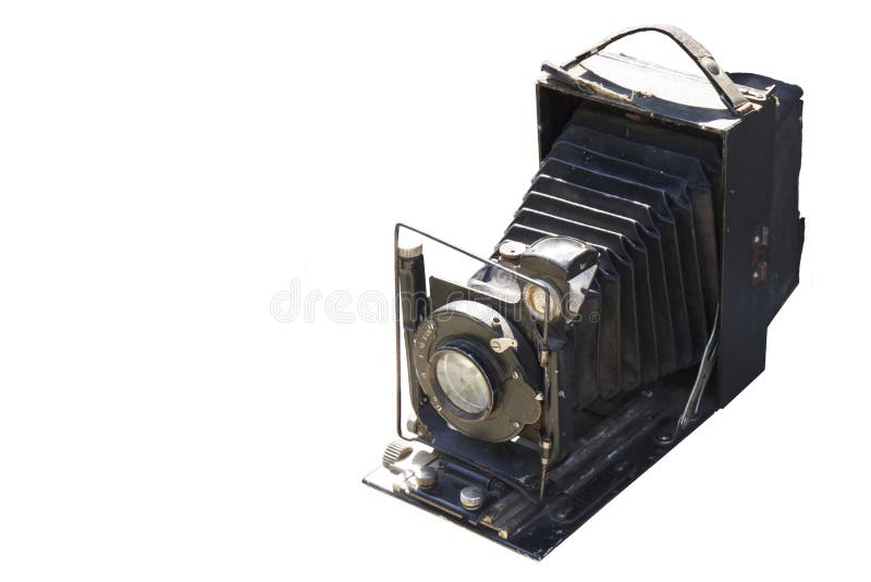 Retro film photo camera isolated on white background stock images Retro film photo camera isolated on white background stock images