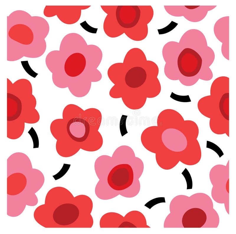 Retro floral pattern