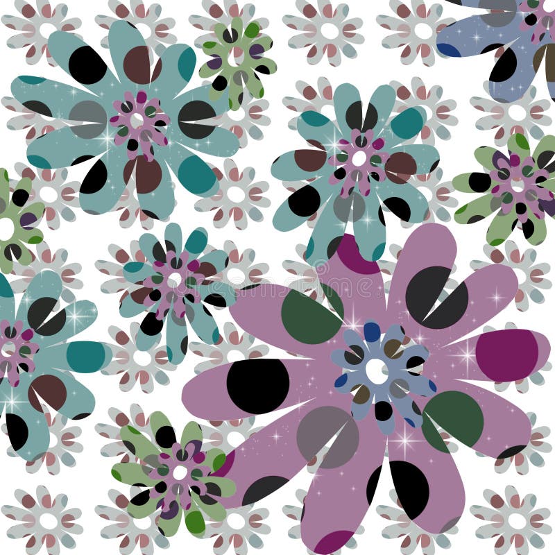 Retro Flower Design vector illustration Retro Flower Design vector illustration