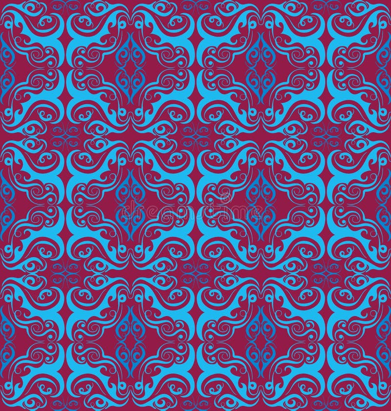 Retro flower seamless pattern