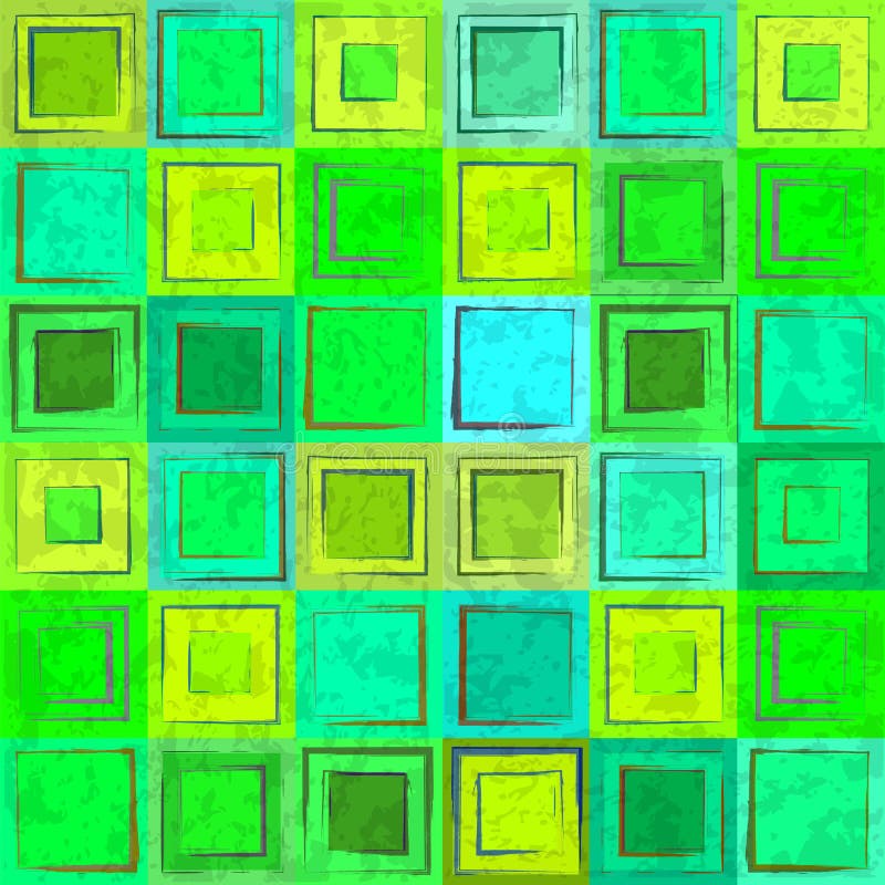 Retro fondo senza cuciture variopinto verde astratto royalty illustrazione gratis
