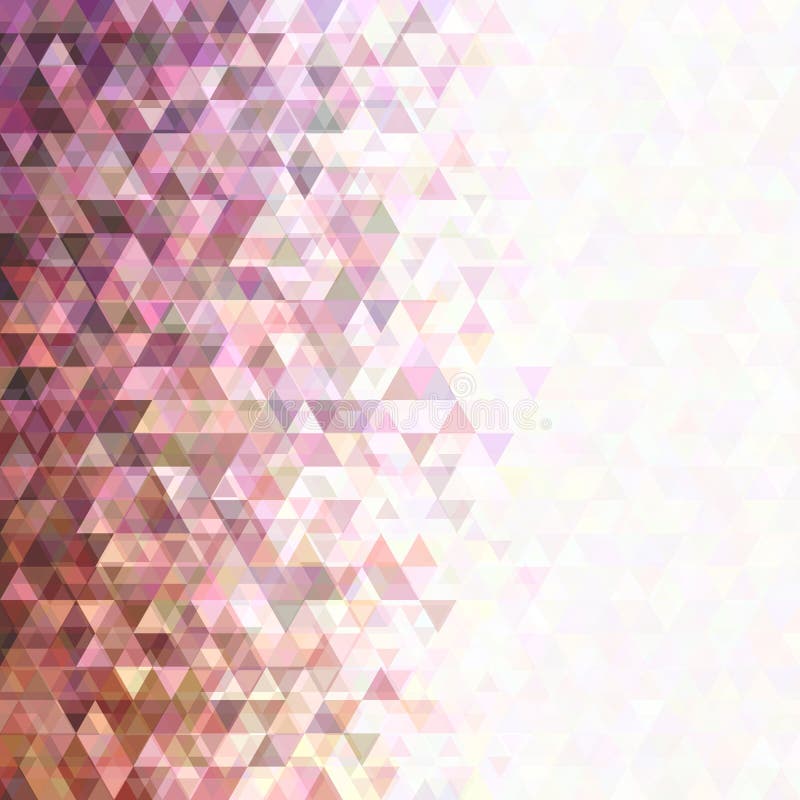 Retro geometric regular triangle background - vector graphic royalty free illustration