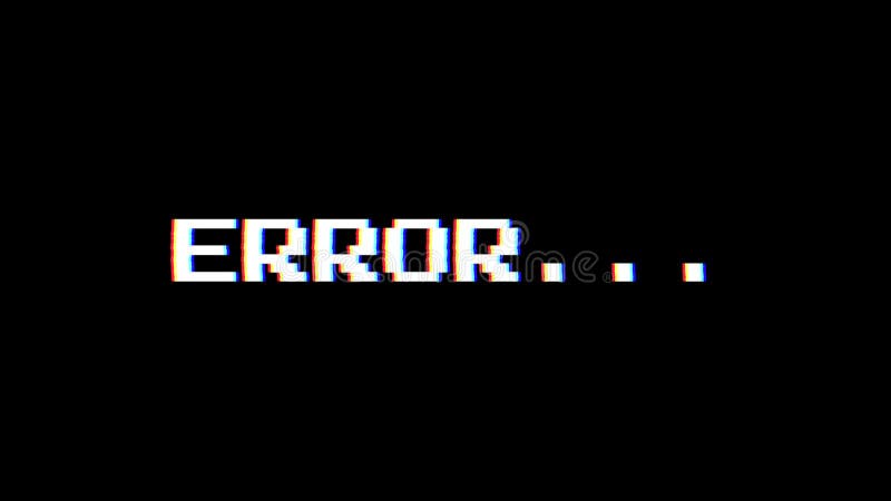 Retro Glitchy 8-Bit Loading Screen Stock Video - Video of electronic ...