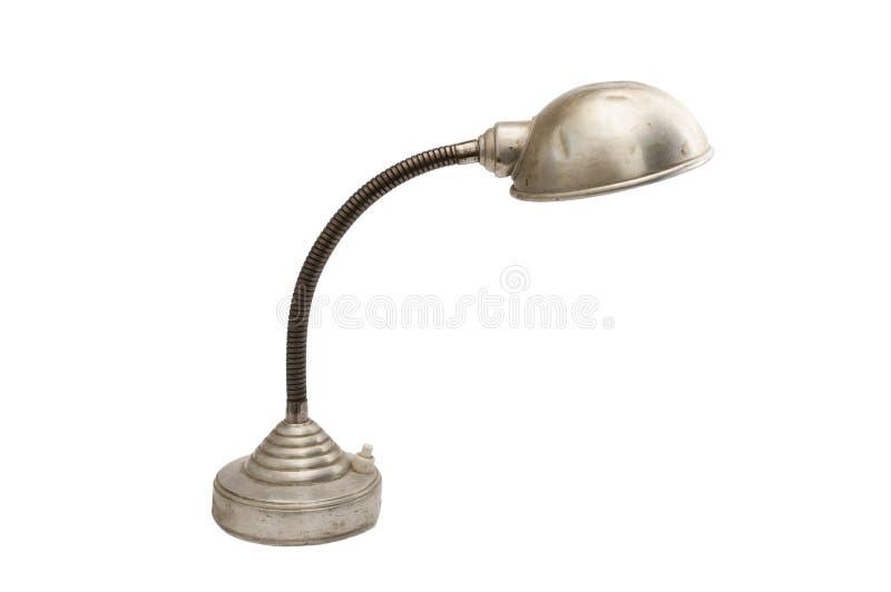 Retro gouden lamp royalty-vrije stock foto