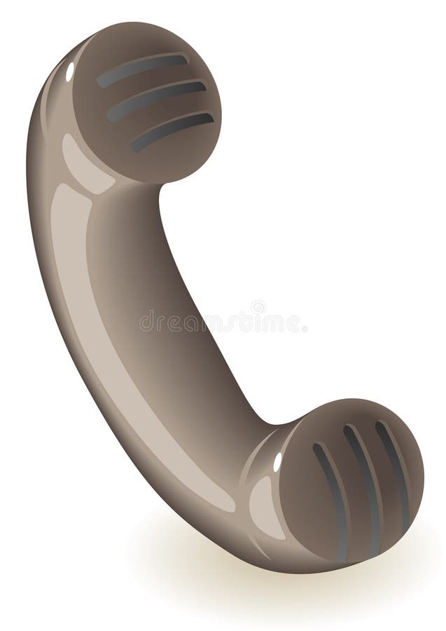 Retro handset stock illustration