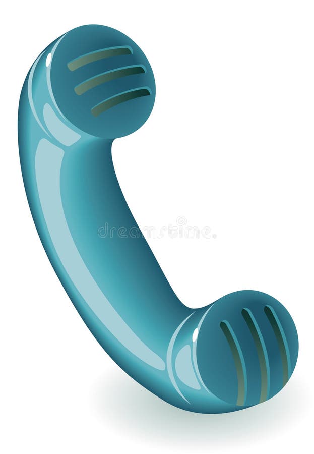 Retro handset stock illustration