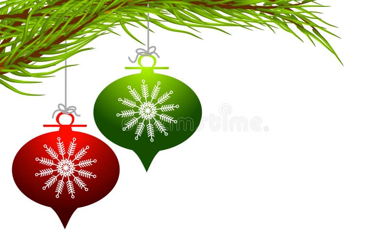 Retro Hanging Christmas Ornaments
