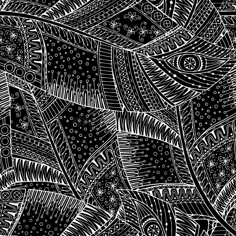 Retro- Hintergrund der nahtlosen Blume im Vektor stock abbildung Retro- Hintergrund der nahtlosen Blume im Vektor stock abbildung