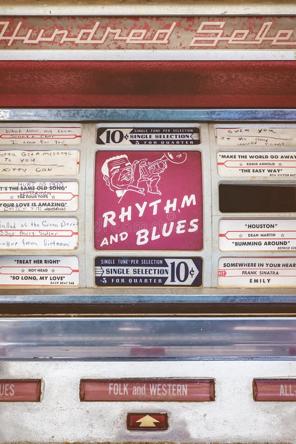 ROSMALEN, THE NETHERLANDS - MAY 8, 2016: Retro styled image of a vintage weathered jukebox on a flee market in Rosmalen, The Netherlands. ROSMALEN, THE NETHERLANDS - MAY 8, 2016: Retro styled image of a vintage weathered jukebox on a flee market in Rosmalen, The Netherlands