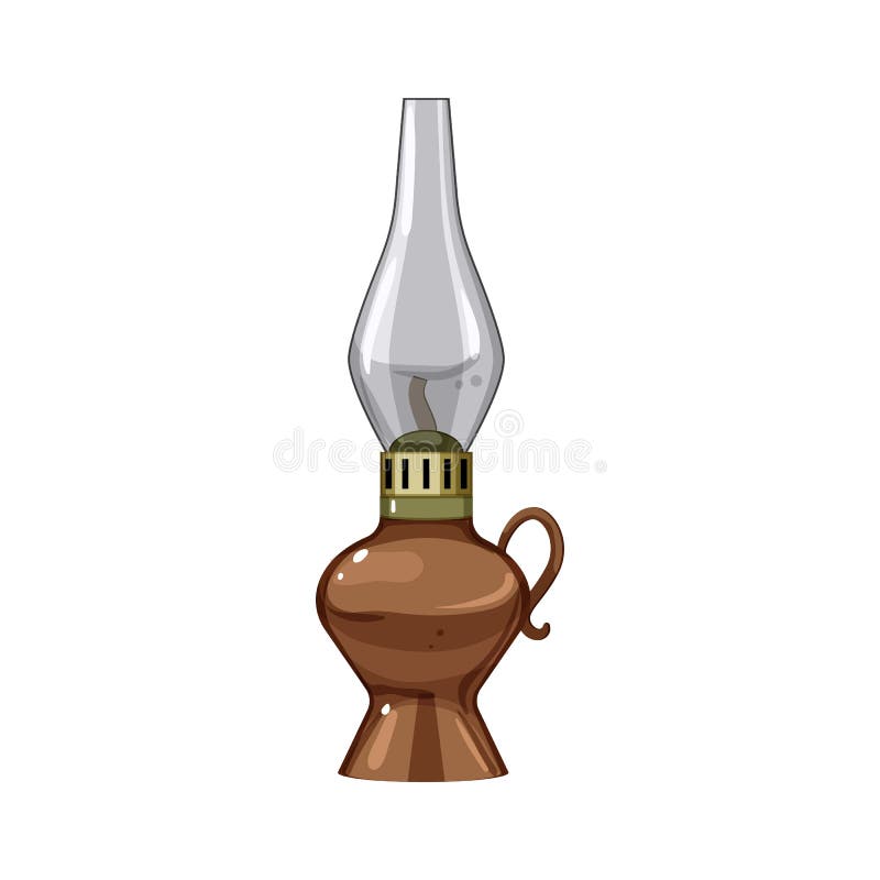 Oil Kerosene Lamp Game Pixel Art Vector Illustration Stock Vector -  Illustration of metal, wick: 278367555