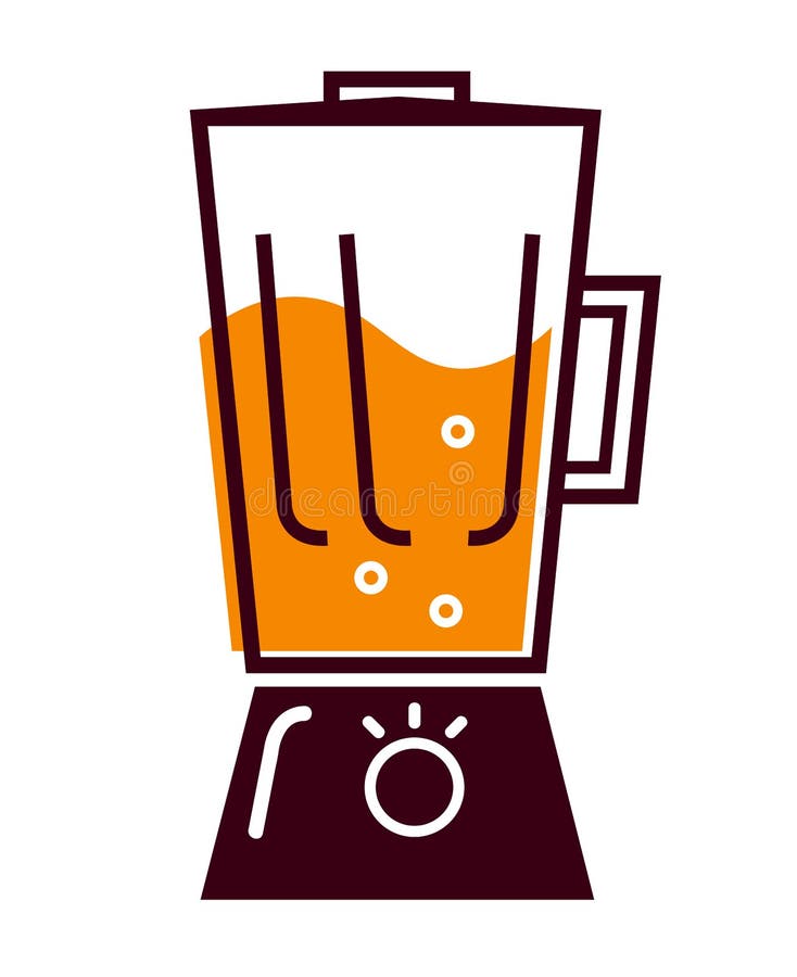 Retro keukenmixer stock illustratie Retro keukenmixer stock illustratie
