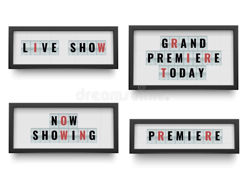 Retro lightbox znak Ogłaszający lekkiego pudełka billboarda dla filmu lub theatre ogłasza abstrakcjonistycznych tła błękitny guzi ilustracji Retro lightbox znak Ogłaszający lekkiego pudełka billboarda dla filmu lub theatre ogłasza abstrakcjonistycznych tła błękitny guzi ilustracji