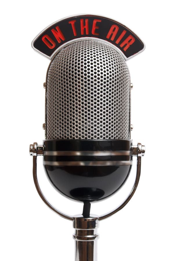 Retro Microphone stock photo. Image of cord, microphone 22322532