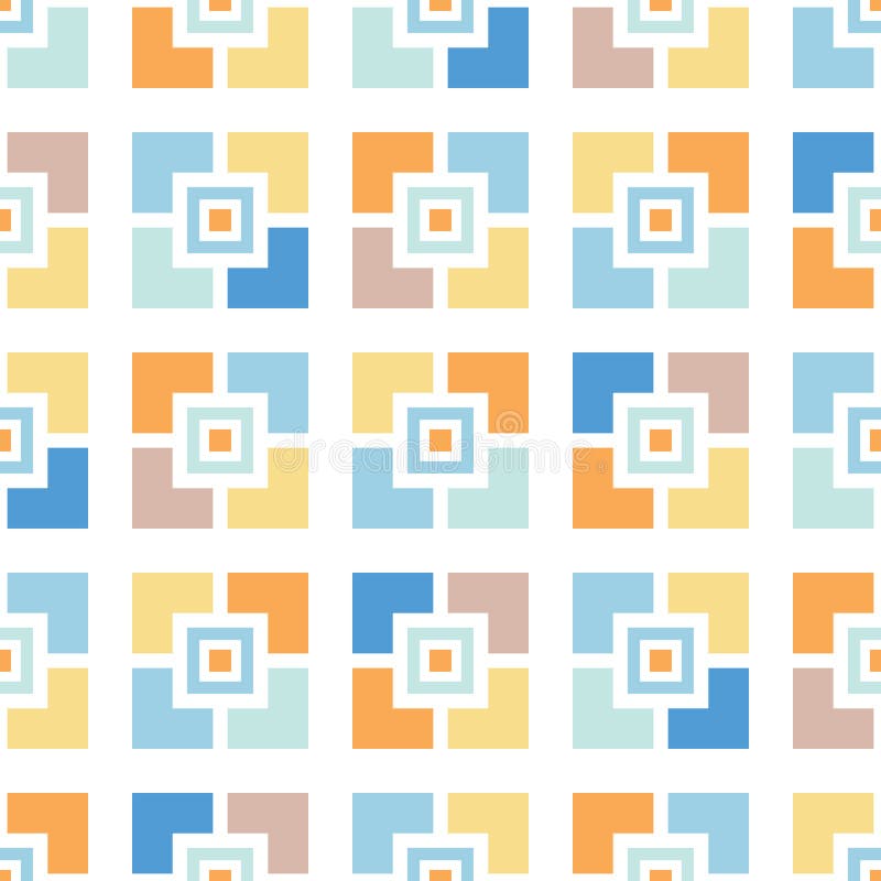 Retro- Mosaik-Fliesen-Vektor-nahtloses Muster Wunderliches Sommer-Pool Geo Abstrakter Mitte- des Jahrhundertshintergrund stock abbildung Retro- Mosaik-Fliesen-Vektor-nahtloses Muster Wunderliches Sommer-Pool Geo Abstrakter Mitte- des Jahrhundertshintergrund stock abbildung