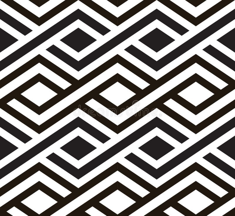 Retro naadloze tegel. Vector royalty-vrije illustratie