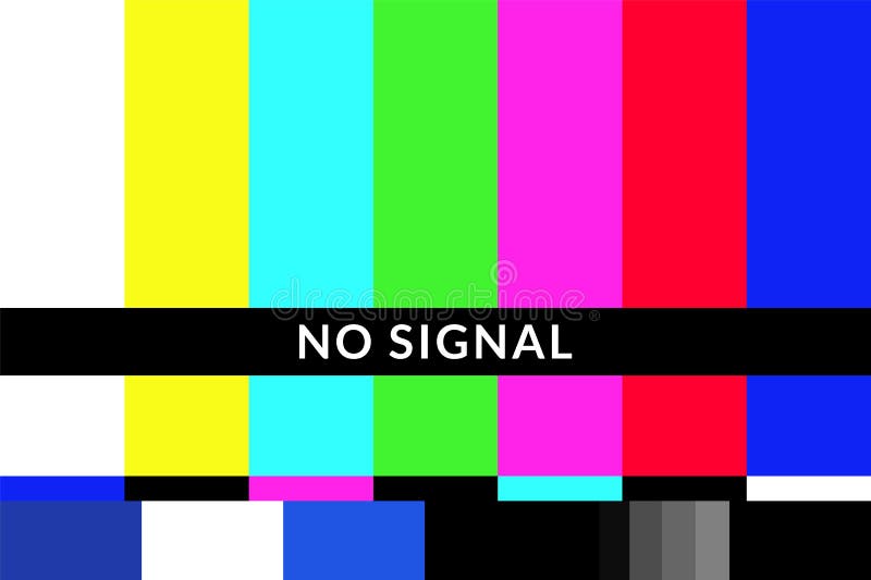 No Signal Tv Stock Illustrations 646 No Signal Tv Stock Illustrations Vectors Clipart Dreamstime