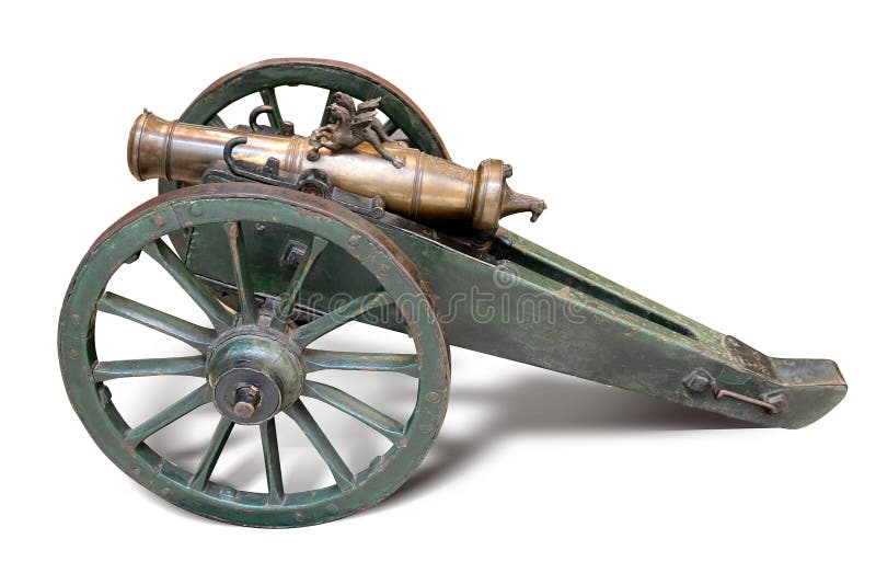 Retro old artillery gun