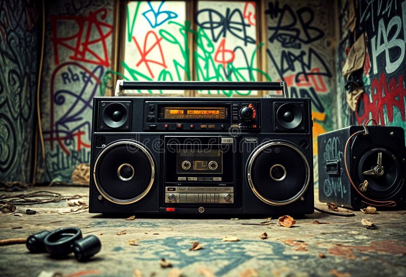 Retro 80s Boom Box Ghetto Blaster Radio Stack T-Shirt Retro 80s Boom Box Ghetto Blaster Radio Stack T-Shirt
