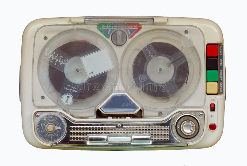 Retro, old tape-recorder