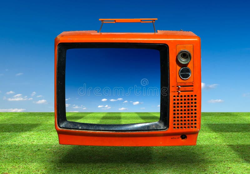 Retro, the old television stock images Retro, the old television stock images