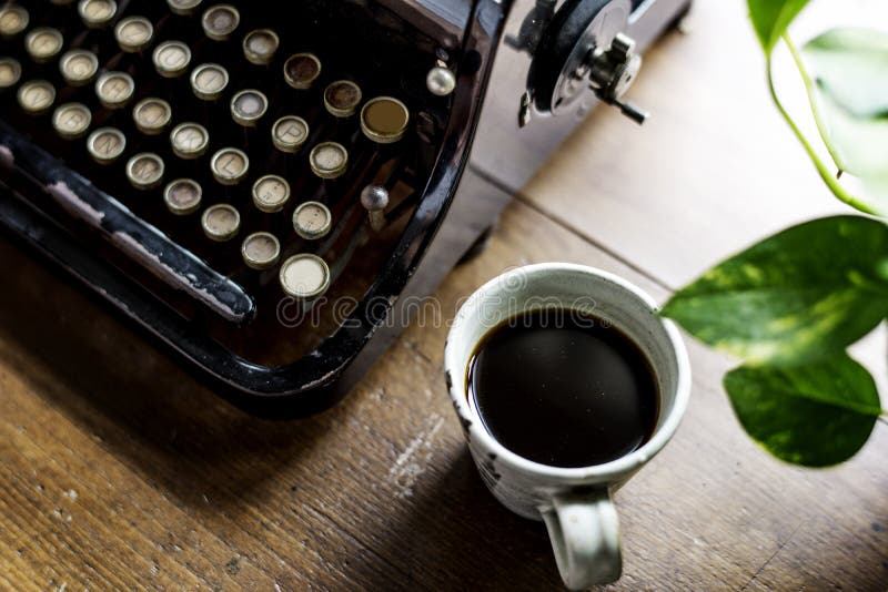 Retro Oude Stijl van de Schrijfmachinemachine stock foto
