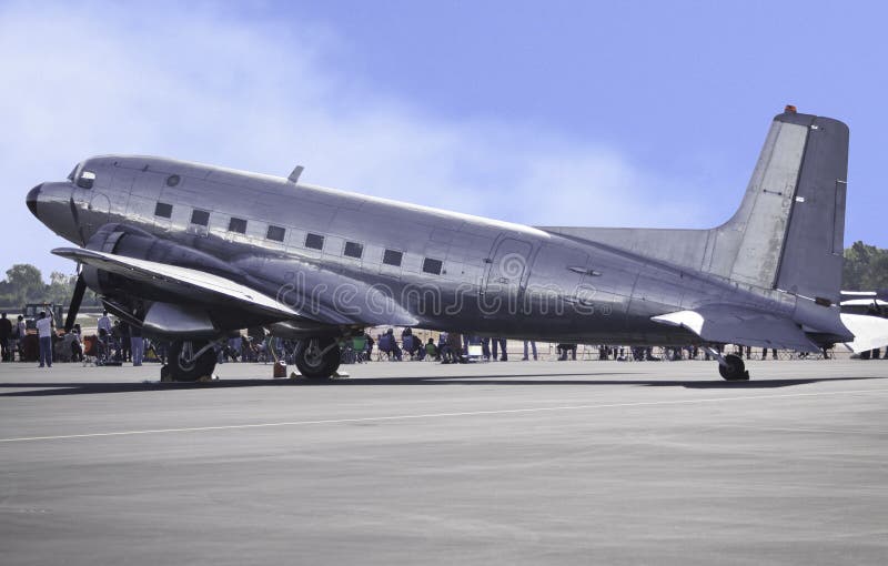 Retro Passenger Plane stock image Retro Passenger Plane stock image