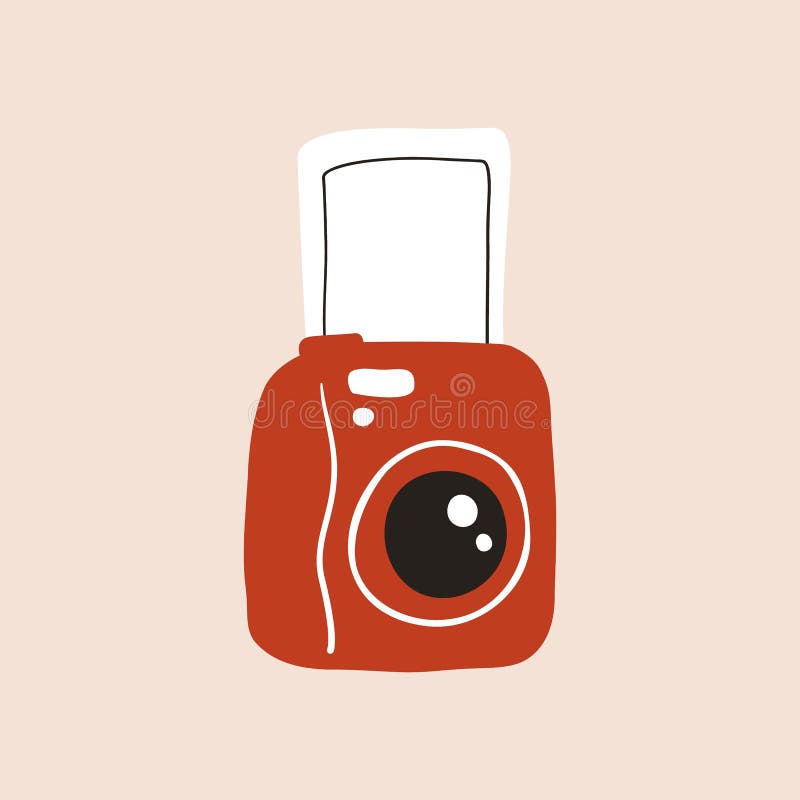 Retro Photo Camera Icon. Abstract Vintage Flat Cartoon Lens, Photography  Device, Film Camera Design Stock Vector - Illustration of electronic,  colorful: 222911349