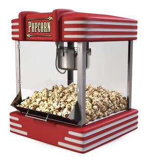 Retro Popcorn Maschine Stock Abbildung Illustration Von Filme 22618276