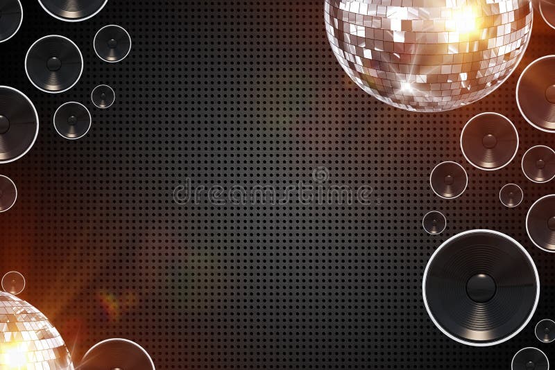 Retro priorità bassa della discoteca illustrazione di stock Retro priorità bassa della discoteca illustrazione di stock