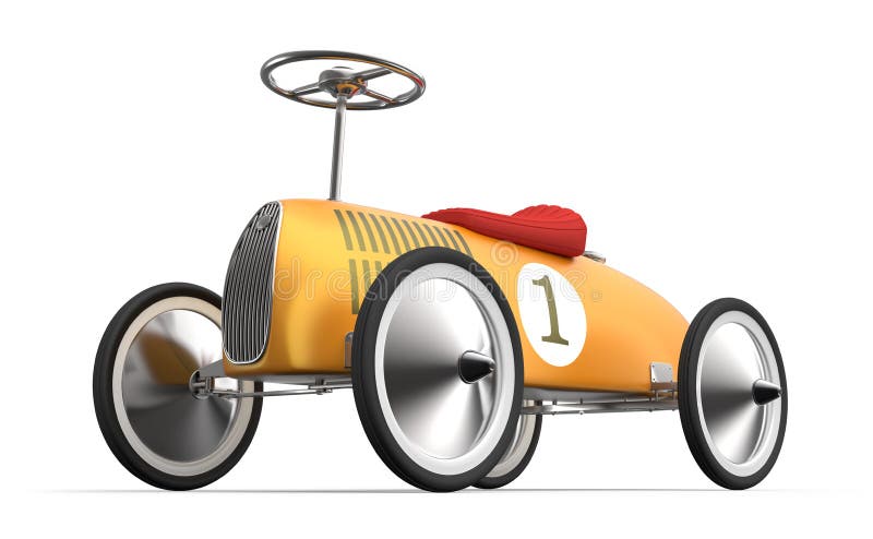 Retro Push Car stock illustration. Illustration of multi - 50198451