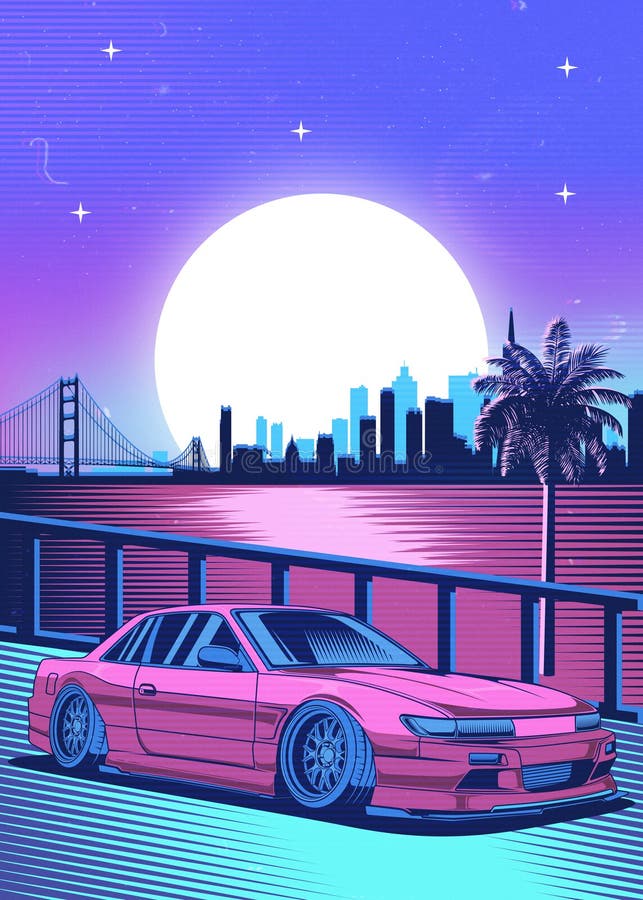 COOL SYNTHWAVE RETRO WAVE AMOLED WALLPAPER  Neon wallpaper Wallpaper  Retro waves