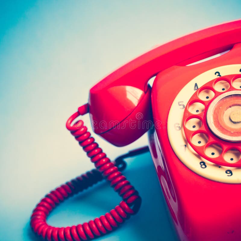 Retro Rode Telefoon royalty-vrije stock fotografie Retro Rode Telefoon royalty-vrije stock fotografie