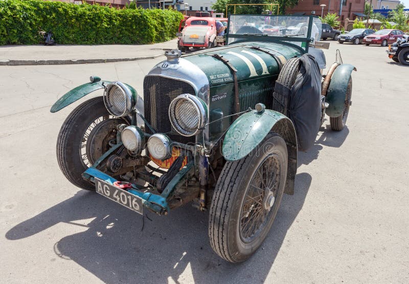 Retro samochodowy Bentley 4 ½ Tourer 1929 rok zdjęcia stock