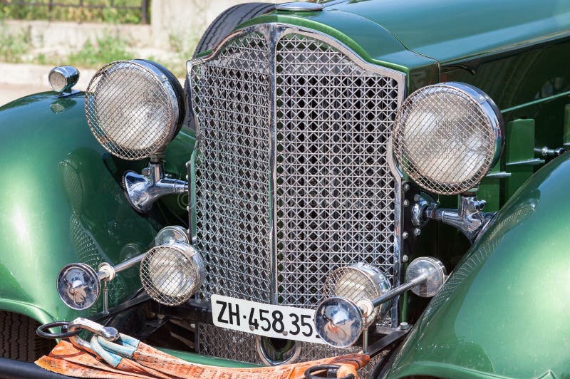 Retro samochodowy Packard kabriolet 1934 roku fotografia stock