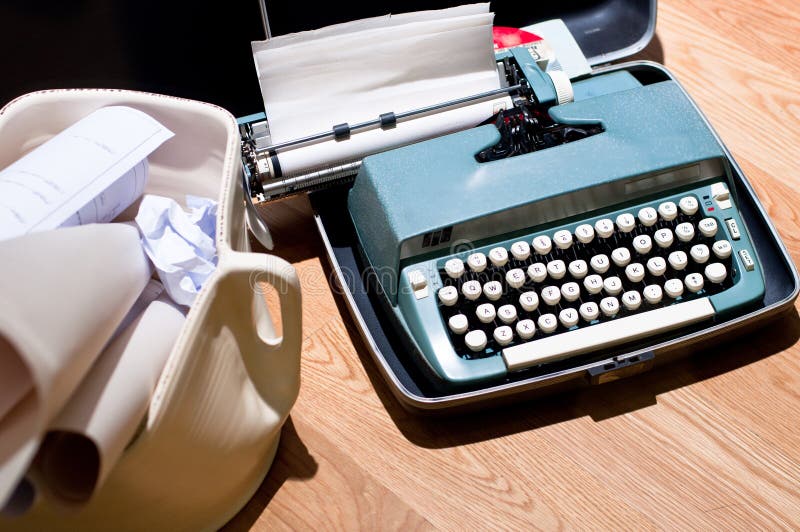 Retro typemachine stock fotografie