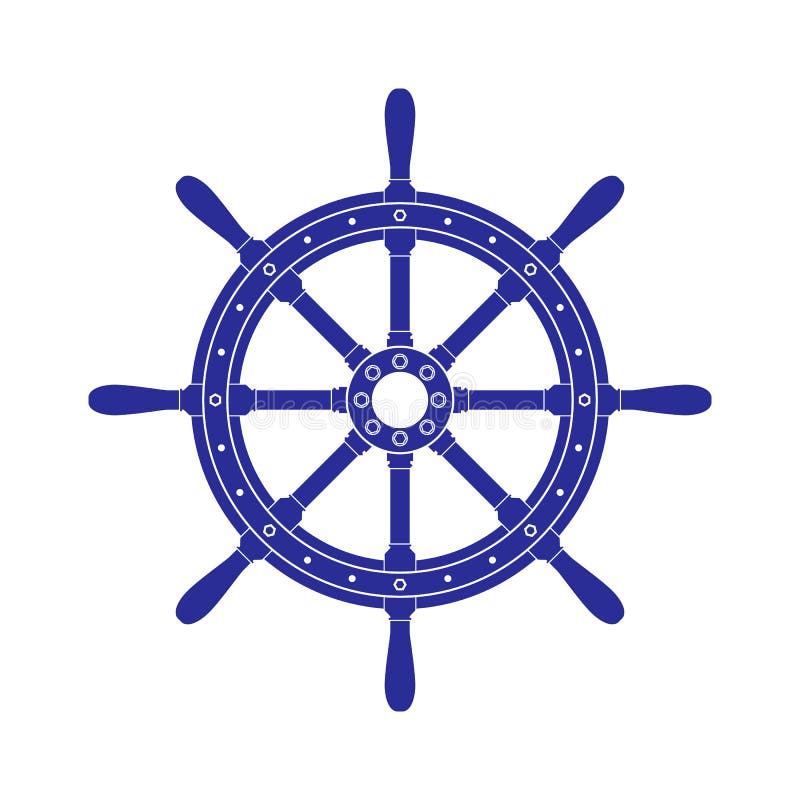 Ship Control Wheel Vector Illustration Stock Vector Illustration of steering, vector 4576185