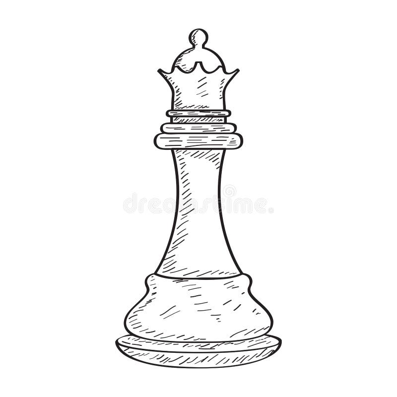 Chess Queen devil stock vector. Illustration of hell - 43407669