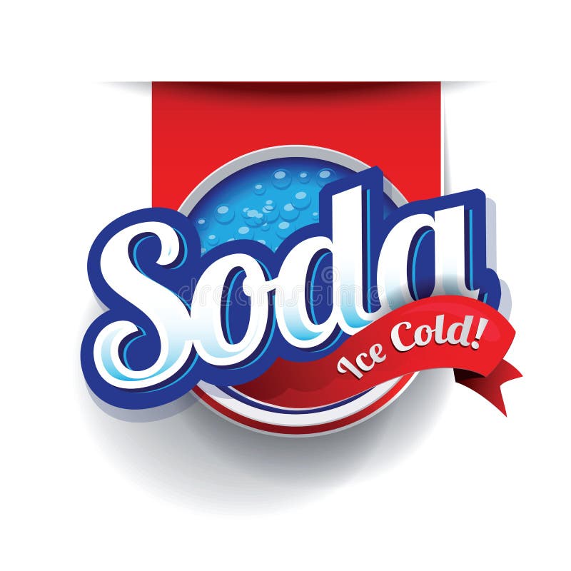 Retro Soda Design vector stock illustration Retro Soda Design vector stock illustration
