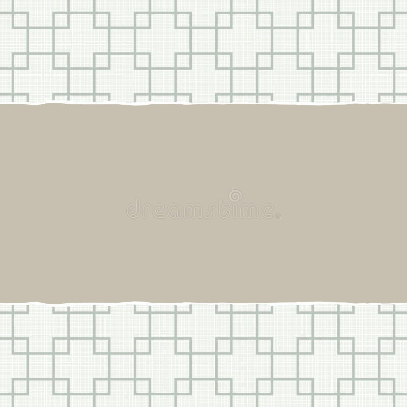 Retro squares torn scrapbook background