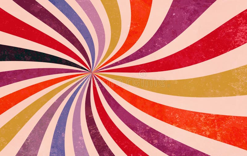 Retro starburst eller sunburst bakgrundsmodell med en svart röd purpurfärgad rosa gul apelsin som är blå och royaltyfri illustrationer Retro starburst eller sunburst bakgrundsmodell med en svart röd purpurfärgad rosa gul apelsin som är blå och royaltyfri illustrationer