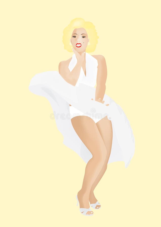 Retro stella del cinema illustrazione vettoriale Retro stella del cinema illustrazione vettoriale