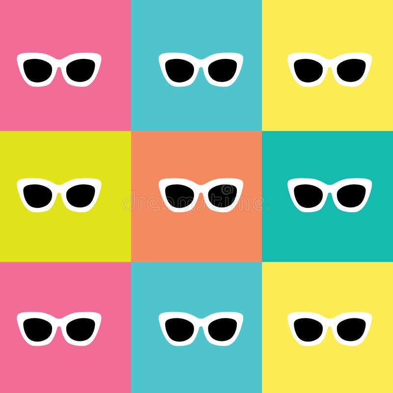 Retro sunglasses stock vector. Illustration of color 121921352
