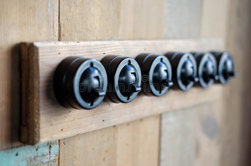 Retro switches stock image. Image of stuff, appliances 86427667