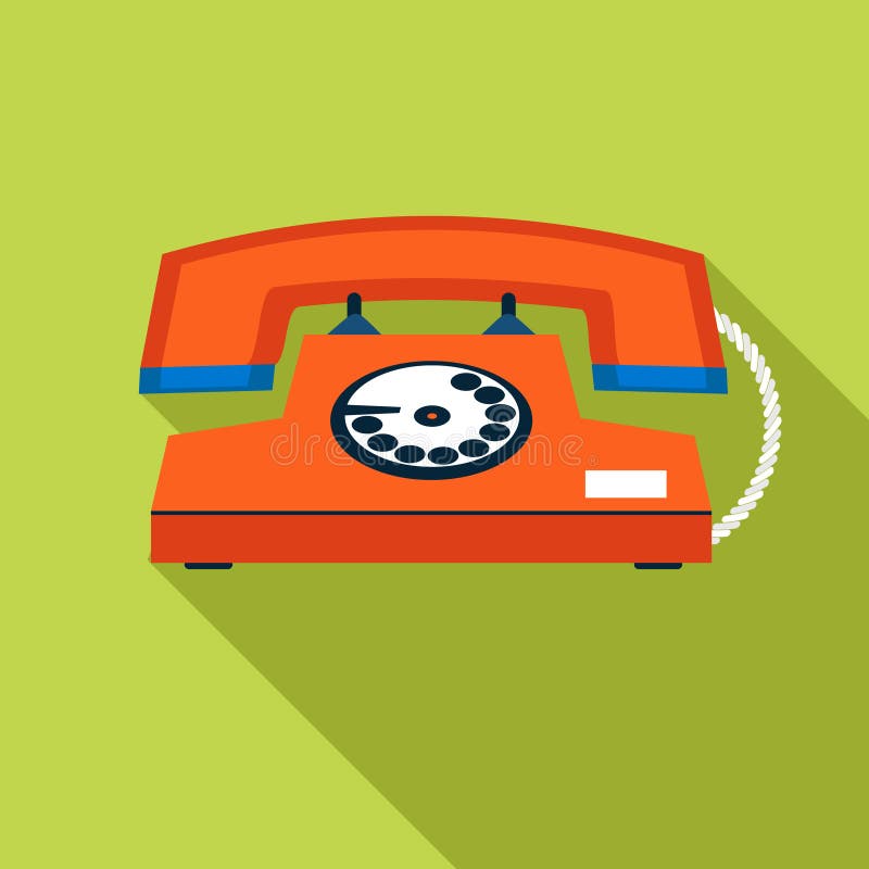 Retro symbol för telefon för tappningkommunikationssymbol vektor illustrationer Retro symbol för telefon för tappningkommunikationssymbol vektor illustrationer